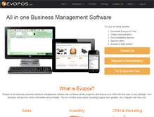 Tablet Screenshot of evopos.com